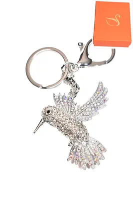porte-cle Coffret cadeaux oiseaux Argent