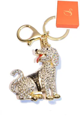 porte-cle Coffret cadeaux chien Or