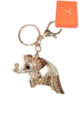 porte-cle Coffret cadeaux poisson Or