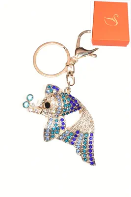 porte-cle Coffret cadeaux poisson Or
