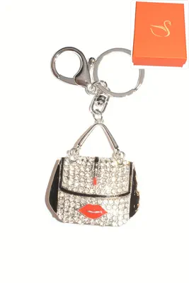 porte-cle Coffret cadeaux sac Argent