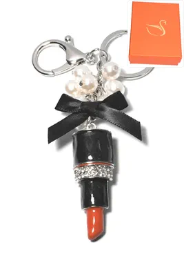 porte-cle Coffret cadeaux rouge à lévre Argent
