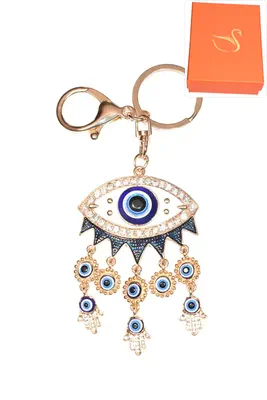 porte-cle Coffret cadeaux oeil Fatma Or