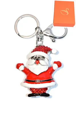 porte-cle Coffret cadeaux papa noël Argent 774D86 