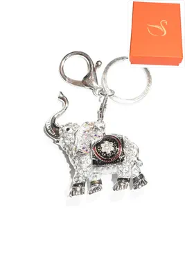 porte-cle Coffret cadeaux éléphant Argent