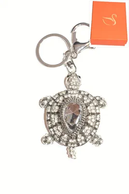 porte-cle Coffret cadeaux tortue Argent