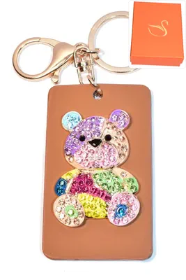 porte-cle Coffret cadeaux ours Or