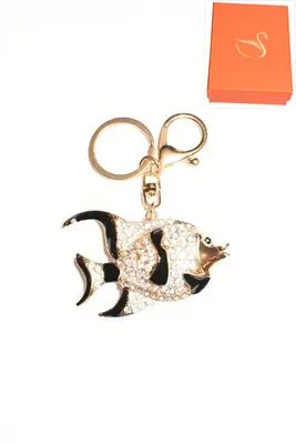 porte-cle Coffret cadeaux poisson Or