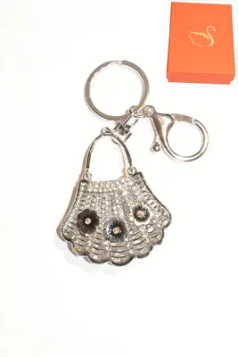 porte-cle Coffret cadeaux sac Argent