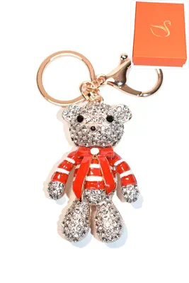 porte-cle Coffret cadeaux ours Or