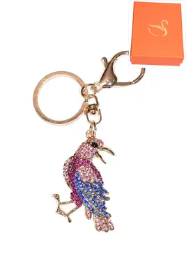 porte-cle Coffret cadeaux oiseaux Or