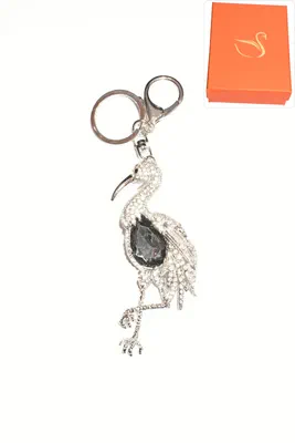 porte-cle Coffret cadeaux oiseaux Argent 835C8C 