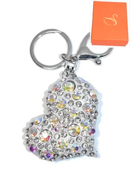 porte-cle Coffret cadeaux coeur Argent