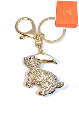 porte-cle Coffret cadeaux lapin Or