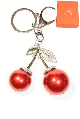 porte-cle Coffret cadeaux cerise Argent