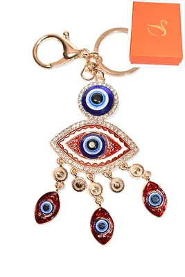 porte-cle Coffret cadeaux oeil de Fatma Or