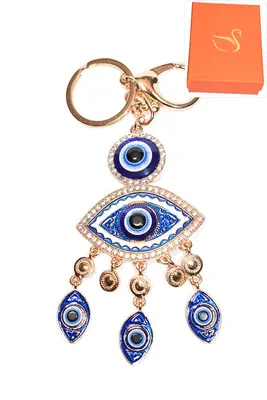 porte-cle Coffret cadeaux oeil de Fatma Or
