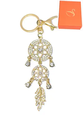 porte-cle Coffret cadeaux attrappe rêve Or