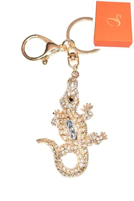 porte-cle Coffret cadeaux crocodile Or