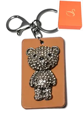 porte-cle Coffret cadeaux ours Argent