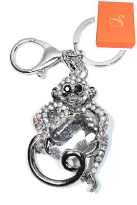 porte-cle Coffret cadeaux singe Argent