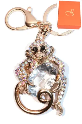 porte-cle Coffret cadeaux singe Or