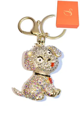 porte-cle Coffret cadeaux chien Or
