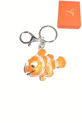 porte-cle Coffret cadeaux poisson Argent