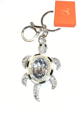 porte-cle Coffret cadeaux tortue Argent