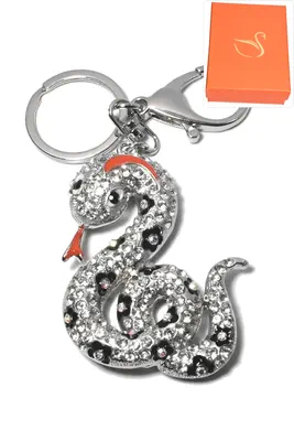 porte-cle Coffret cadeaux serpent Argent
