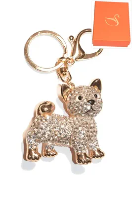 porte-cle Coffret cadeaux chat Or