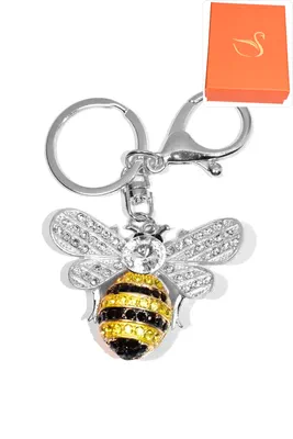 porte-cle Coffret cadeaux abeille Argent