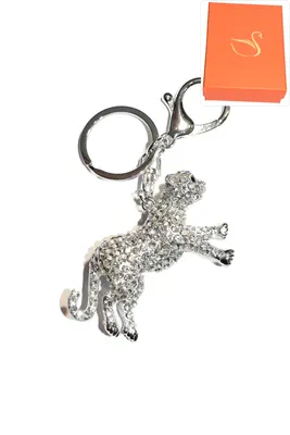 porte-cle Coffret cadeaux félin Argent