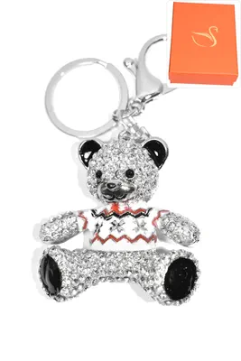 porte-cle Coffret cadeaux ours Argent