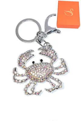 porte-cle Coffret cadeaux crabe Argent
