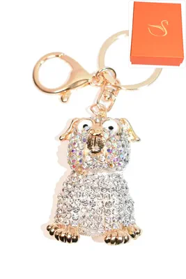 porte-cle Coffret cadeaux chien Or