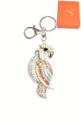 porte-cle Coffret cadeaux perroquet Or