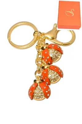 porte-cle Coffret cadeaux coccinelle Or