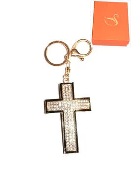 porte-cle Coffret cadeaux croix Or