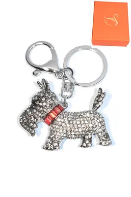 porte-cle Coffret cadeaux chien Argent
