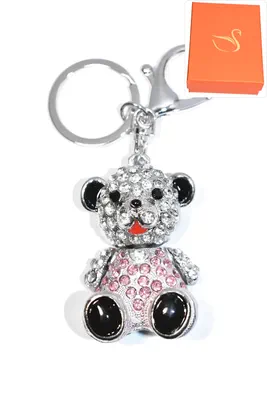 porte-cle Coffret cadeaux ours Argent