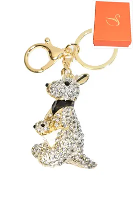 porte-cle Coffret cadeaux kangourou Or
