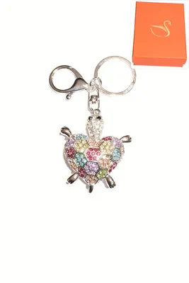 porte-cle Coffret cadeaux tortue Argent