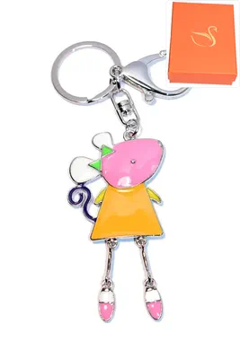 porte-cle Coffret cadeaux souris Argent
