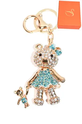 porte-cle Coffret cadeaux ours Or