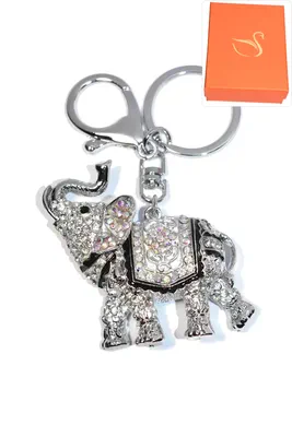 porte-cle Coffret cadeaux éléphant Argent