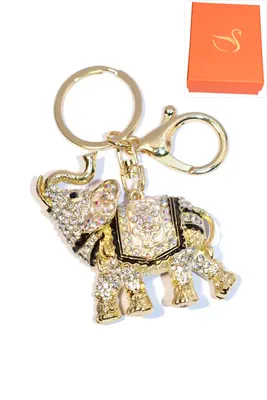 porte-cle Coffret cadeaux éléphant Or