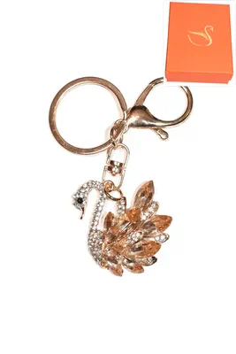 porte-cle Coffret cadeaux cygne Or