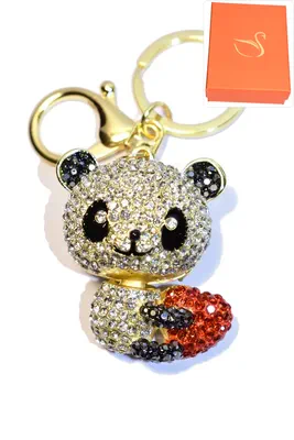 porte-cle Coffret cadeaux panda Or