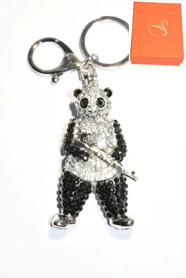 porte-cle Coffret cadeaux panda Argent
